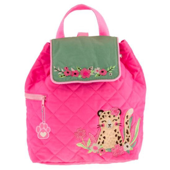 Quilted Backpack - Leopard