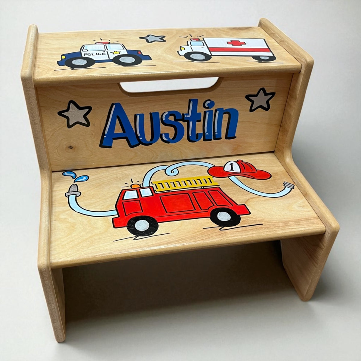2-Step Stool Natural – Writeongifts