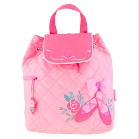 Quilted Backpack - Pink Ballet