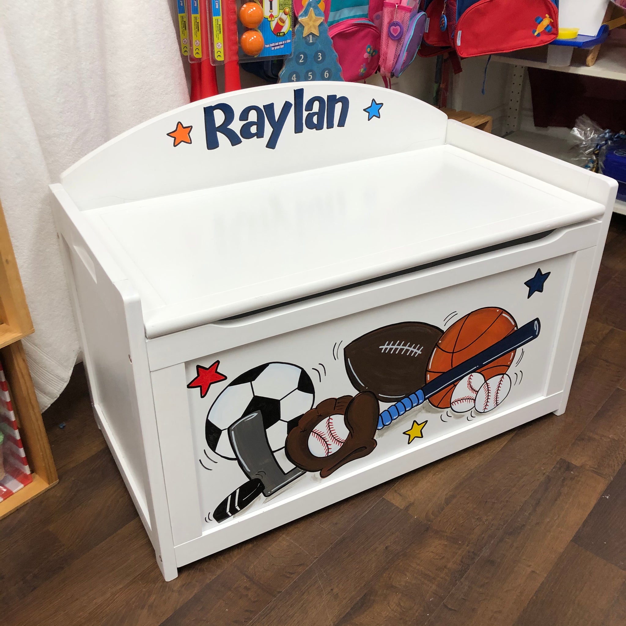 Personalized toy box boy hotsell