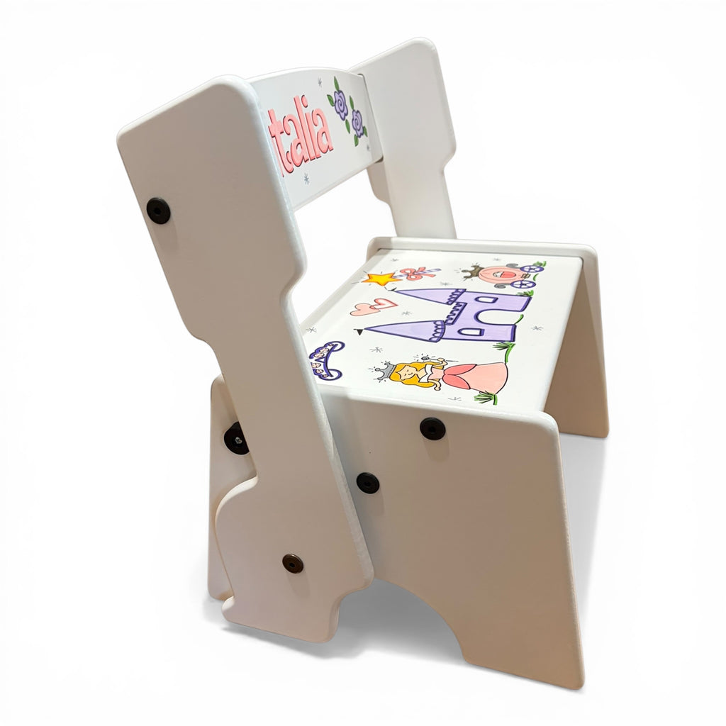 Large White Step Stool – Writeongifts