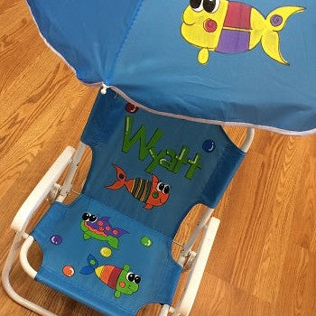 Baby Beach Chair with umbrella - Funky Fish